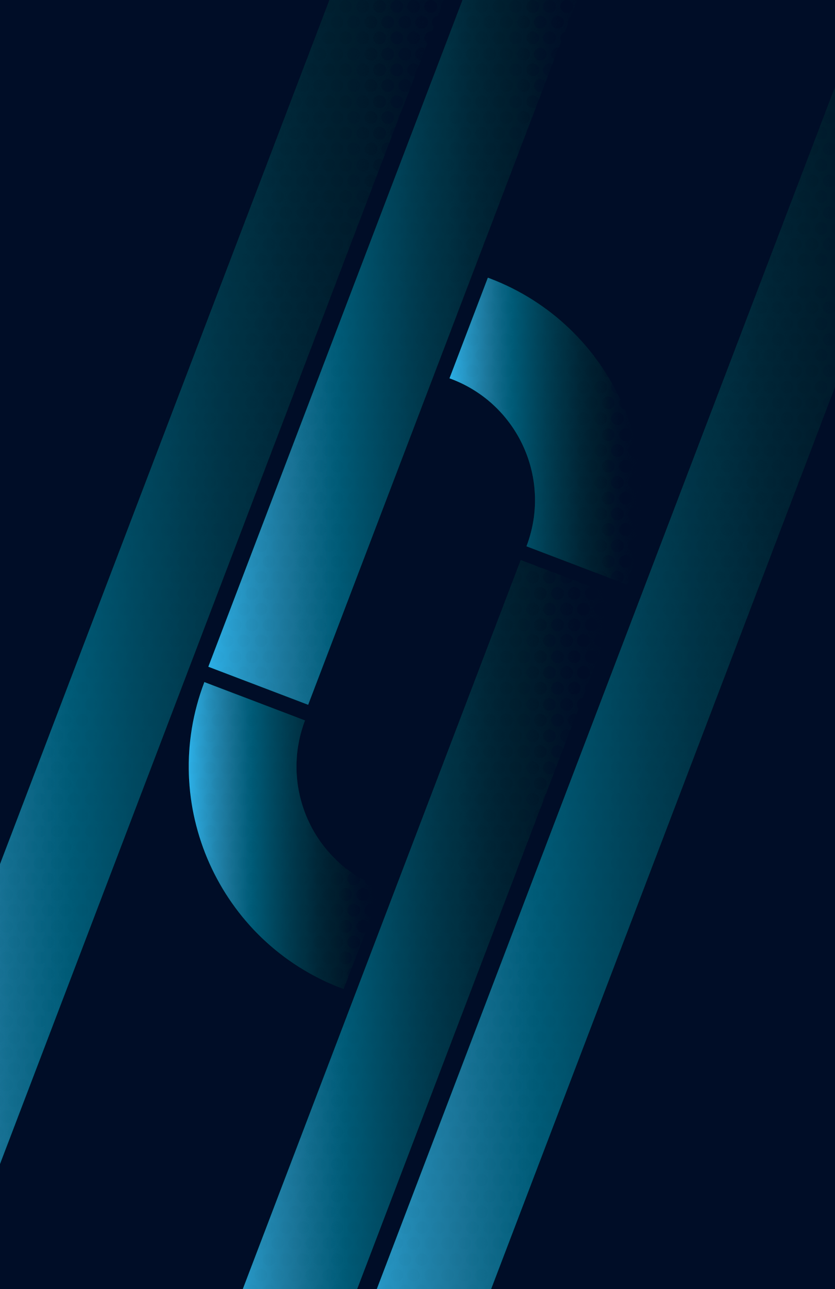An abstract graphic of blue numbers on a dark blue background